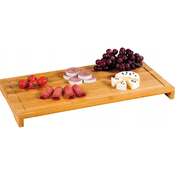 Kuchyňské prkénko Krájecí deska Kesper bambusová na indukční desku 50x28cm s nožičkami