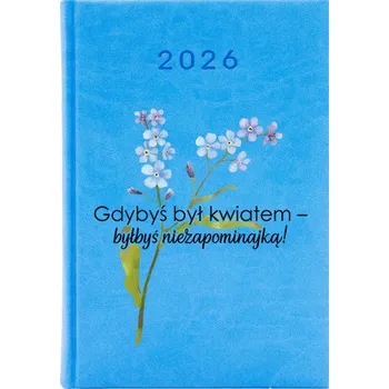 Kalendář Knižkový kalendář 2026 A5 FunnyCase modrý