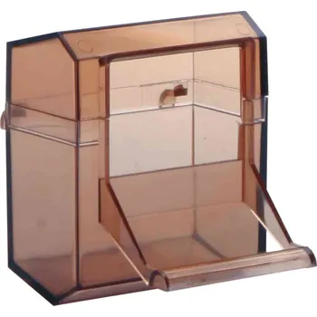 Pro ptáka Krmítko kryté, průhledné 70ml/7x7cm