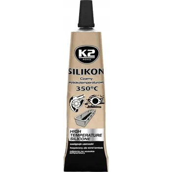 stavební silikon Černý silikon K2 Vysokoteplotní +350 °C 21 g
