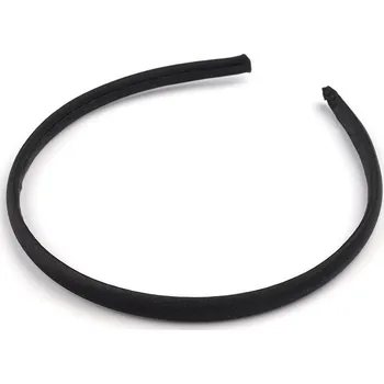 Čelenka Saténová čelenka do vlasů - černá (12 ks)