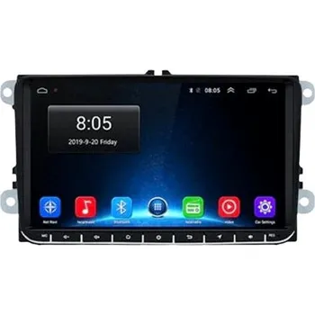 Autorádio Hizpo 9" Android Autorádio pro Volkswagen, Škoda, Seat s GPS, Bluetooth, WiFi, 2x USB, Rádio