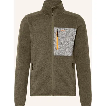 Me°Ru' Pánská Úpletová Fleecová Bunda Askersund, tmavě...
