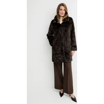 Dámský kabát Kabát Answear.LAB BR005CP.iak hnědá 88X, vel. S