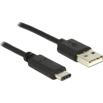 Datový kabel Delock kabel USB Typ-C 2.0 samec > USB 2.0 typ A samec 1 m černý