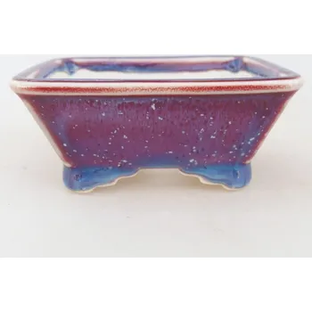 Květináč Mini bonsai miska 8,5 x 7,5 x 4 cm fialová