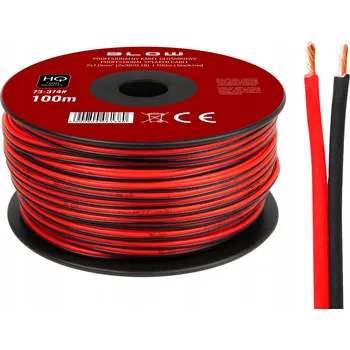elektrický kabel Reproduktorový kabel Prolech 73-374# 2 x 1 mm2, 100 m