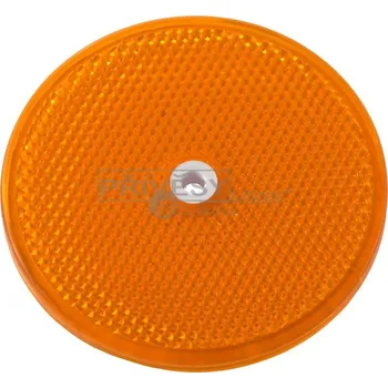 Odrazka oranžová kulatá pr. 77 mm