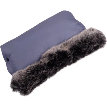 Rukávník Inf Rukávník na kočárek FLUFFY – hřejivý, nepromokavý a větruodolný - jeans