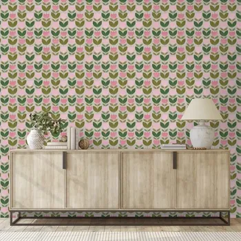 Tapeta Dovido Tapeta květinové vzory ve vintage stylu