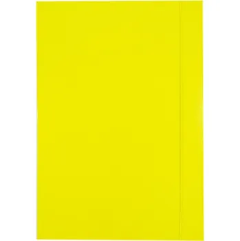 Desky s gumou Barbara A4 žluté lakované 10 ks