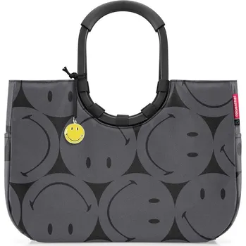 Nákupní taška Nákupní taška Reisenthel Loopshopper L Smiley® grey