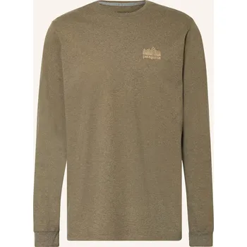 Pánské tričko Patagonia Pánské Tričko S Dlouhým Rukávem M's, černošedá, S