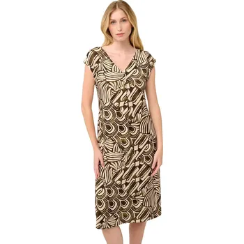Dámské šaty Dámské viskózové letní šaty s plisé s marockým vzorem 22481 velikost L