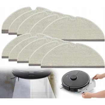 10x utěrka z mikrovlákna pro Xiaomi Roborock S5 S6 S5 Max S6 MaxV S6 Pure Q7+