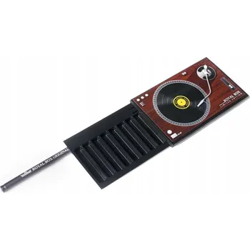 Úložný box Royal Box DJ Úložný box na šňupací tabák s trubičkou a přihrádkami