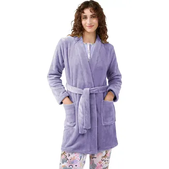 Dámský župan Dámský krátký fleecový župan Vamp 21333 velikost XXL