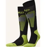 Cep Pánské Lyžařské Ponožky Ski Merino, 582 black/lime, 42