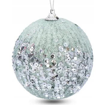 Vánoční dekorace Vánoční Koule zdobená vánoční koule 8 cm 1 ks