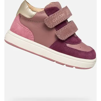 Dětská móda Růžové dívčí boty Geox Biglia GEOX krémová | růžová | fuchsiová 3436773