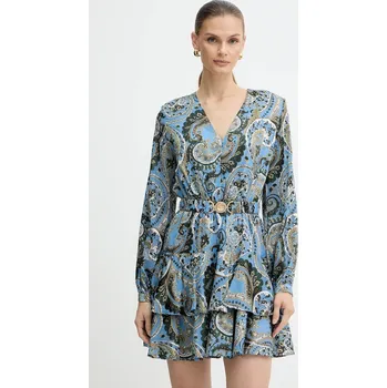 Dámské oblečení Šaty Guess CLARISSE W5BK53.W2770 modrá 55X, vel. XS