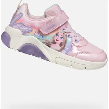 Dětská móda Růžové dívčí tenisky Geox Fadinlight - Holky GEOX bílá | růžová | fialová 3436736