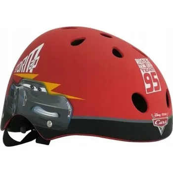Cyklistická přilba Dětská cyklistická helma DISNEY CARS červená velikost S