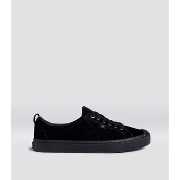 Pánská obuv OCA Low All Black Suede Sneaker