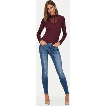 ONLY Halenka Tilde 15207788 Bordó Stretch Fit XS
