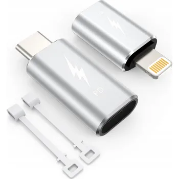 Datový kabel TECHMATTE ADAPTÉR PŘEVODNÍK LIGHTNING NA USB-C / USB-C NA LIGHTNING