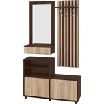 Předsíňová stěna KARMEN MDF Barva: ořech - tmavý + dub sonoma