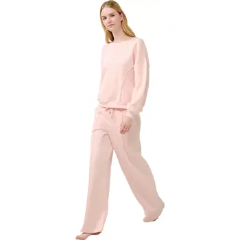 Dámské pyžamo Dámská elegantní tepláková souprava Vamp 23140 rose water velikost S