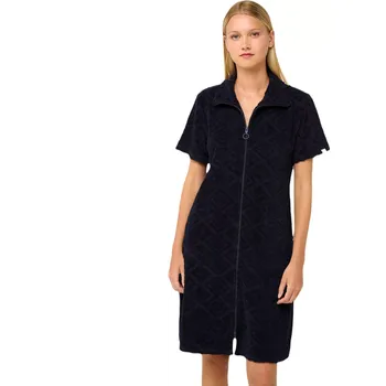 Dámský župan Obyčejné plážové šaty Vamp Frottee se zipem 22530 blue velikost L