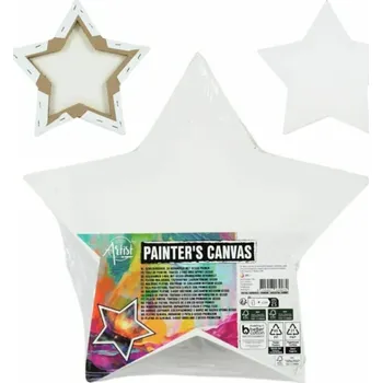 Creative Artist Bavlněné plátno 30 cm v různých tvarech Varianta: Hvězda Nové