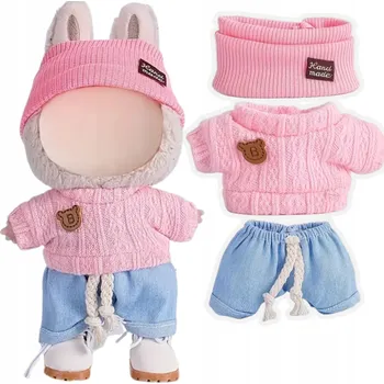 Doplněk pro panenku OBLEČENÍ PRO LABUBU KOSTÝM PŘEVLEK bez panenky plyšáci