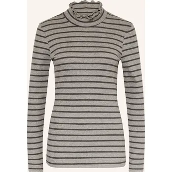 Dámské tričko Zaída Dámské Tričko S Dlouhým Rukávem, šedá / tmavě šedá, 44