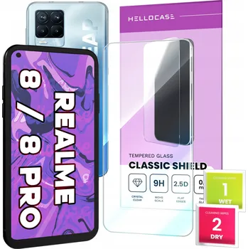 Tvrzené Sklo pro Realme 8 / 8 Pro (tvrdost 9H, 2.5D ploché, ochranné)