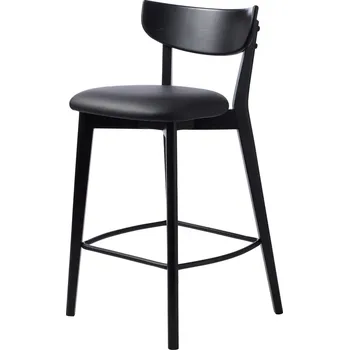 Jídelní židle Unique Furniture Barová židle Pero černá Rozbale(v)no, poškozeno viz foto