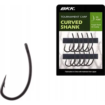 Rybářský háček Zemní Háčky s protihrotem BKK Curved Shank 10 ks