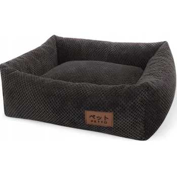 Pelíšek pro psa PETTO Pelíšek Osaka pro psy černé L 115/90 cm