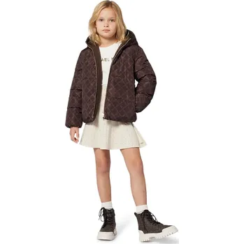 Chlapecká bunda Dětská bunda Michael Kors hnědá barva, R30456 R30456.114.150 88X, vel. 126