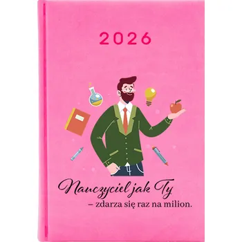 Kalendář Knižkový kalendář 2026 A5 FunnyCase růžový