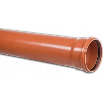 Vodovodní potrubí Trubka s těsněním 110x3,2 mm / 0,5 m PVC HLADKÁ SN8