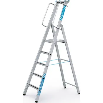 Žebřík ZARGES Meistertritt S žebřík s velkou plošinou, Pracovní výška: 3,10 m