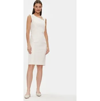 Dámské šaty Liu Jo Koktejlové šaty CA4211 T2200 Écru Regular Fit 42