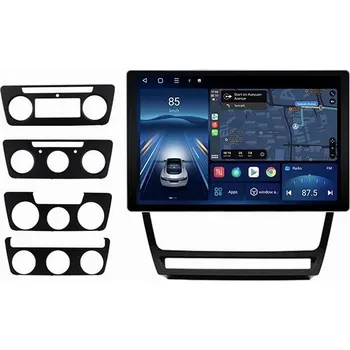 Autorádio Hizpo 2GB RAM 13" Android Autorádio do Skoda Octavia 2 A5 2008-2013 s Apple CarPlay, 4G MODUL, GPS