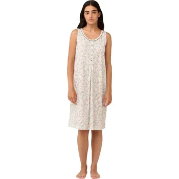 Dámská noční košile Dámská bavlněná kojící a těhotenská noční košile Vamp 22243 green oil velikost S