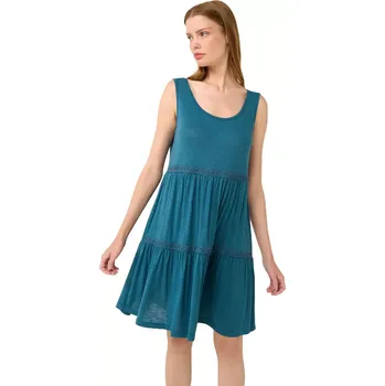 Dámské šaty Dámské letní šaty na ramínka Vamp 22501 blue legion velikost XL