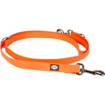 Vodítko pro psa Duvo+ Explor Tréninkové vodítko z PVC 200cm/25mm neónovo oranžové