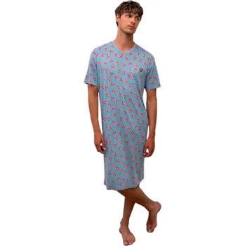 Pánská noční košile Pohodlná pánská noční košile Vamp 16614 velikost XL